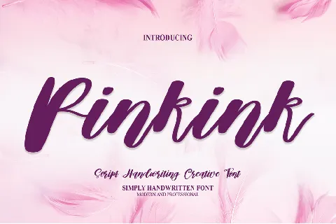 Pinkink font