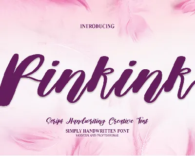 Pinkink font