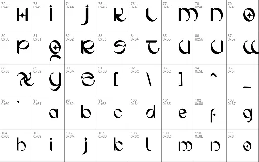 GAHIBOE font