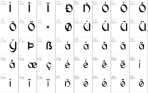 GAHIBOE font