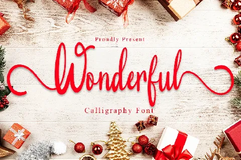 Wonderful Typeface font