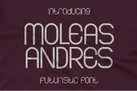 Moleas Andres font