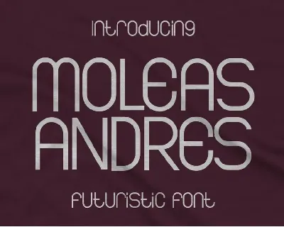 Moleas Andres font