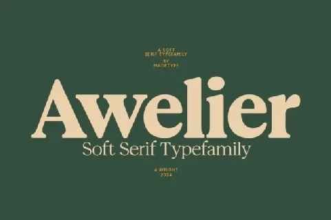 MADE Awelier Family font