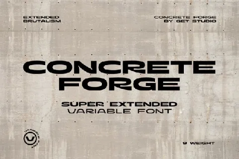 Concrete Forge font