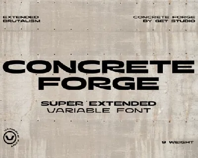 Concrete Forge font