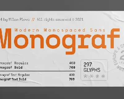 Monograf font