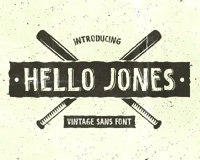 Hello Jones Free Trial font