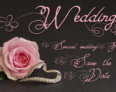 Wedding font