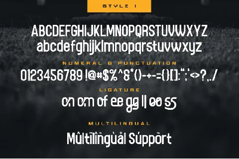 Pastilaris font