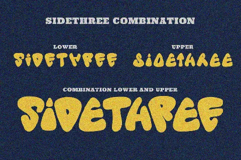 Sidethree font