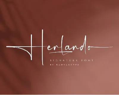 Herlando font