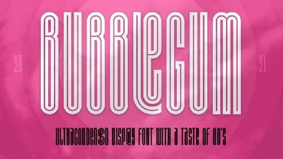 ST-Bubblegum font