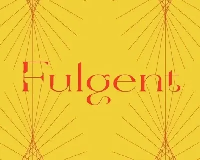 Fulgent font