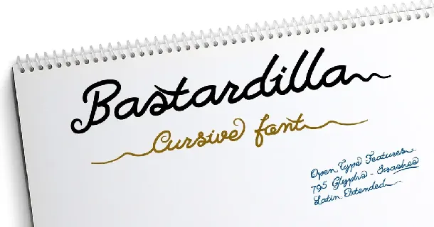 Bastardilla font