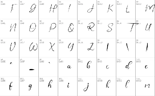 Royalisa Calligraphy font
