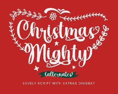 Christmas Mighty font