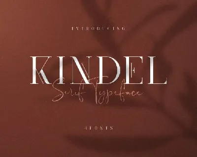 Kindel Serif font