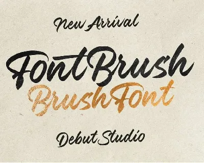 Font Brush Free font