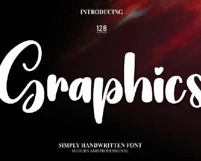 Graphics Script font