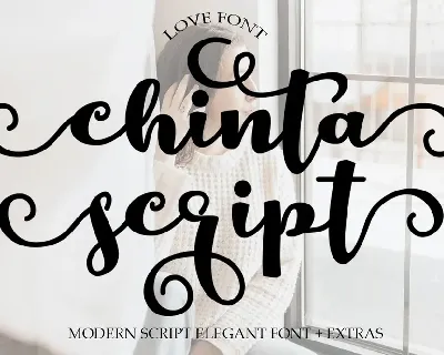 Chinta Script font