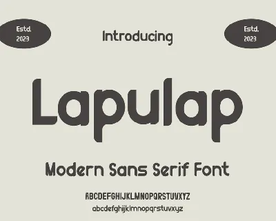 Lapulap font