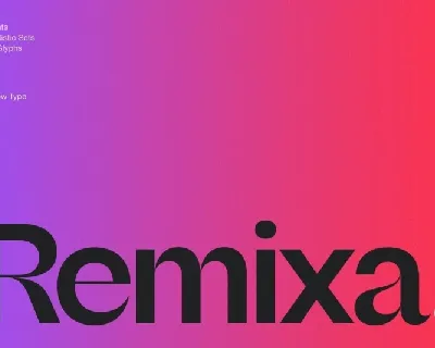 Remixa Family font