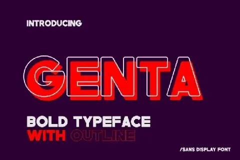 Genta font