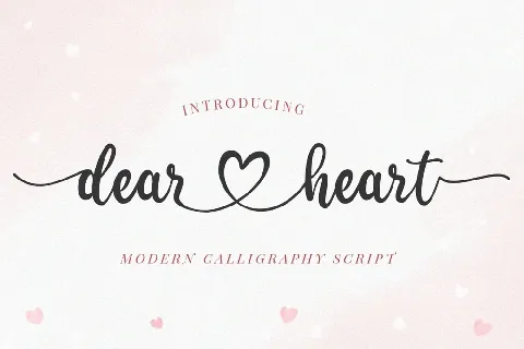 Dear Heart font