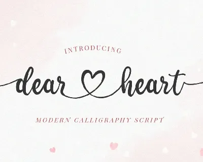 Dear Heart font