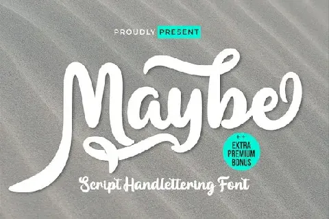 Maybe Script font