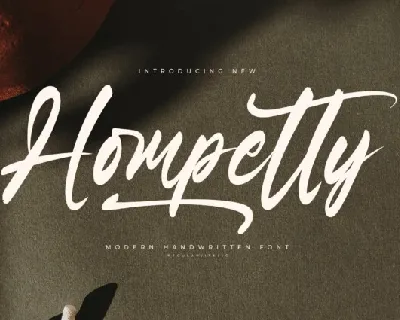 Hompetty font