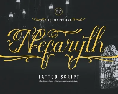 Nefaryth font