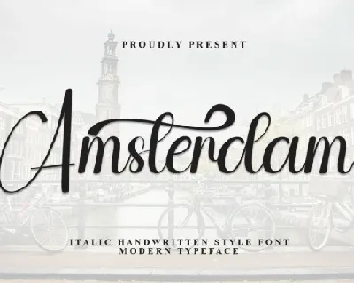 Amsterdam Calligraphy font