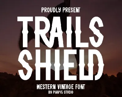 Trails Shield font