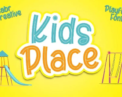 Kids Place Display font