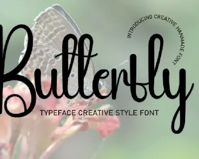 Butterfly Handwritten font