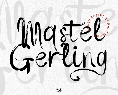 Mastel Gerling Demo font