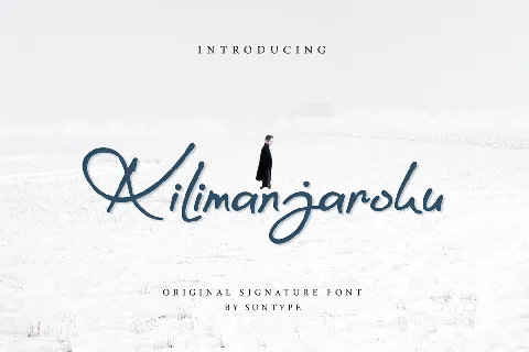 Kilimanjaroku font