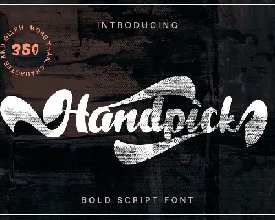 Handpick Bold Script font