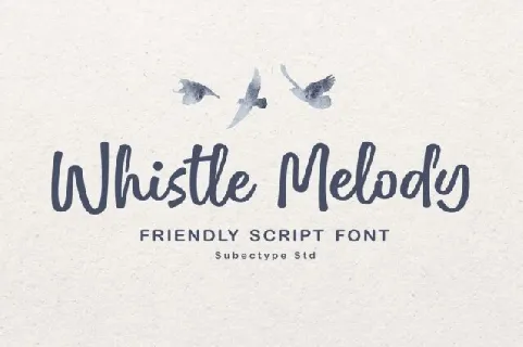 Whistle Melody font