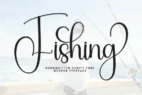 Fishing Script font