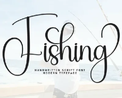 Fishing Script font