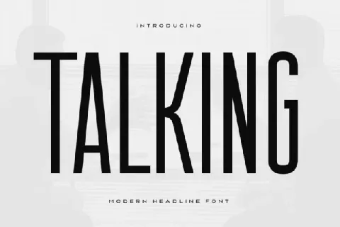 Talking font