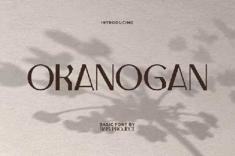 Okanogan font