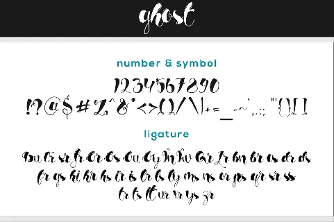 Ghost font