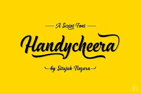 Handycheera font