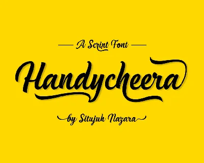 Handycheera font