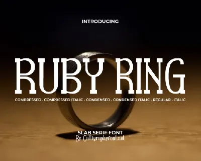 Ruby Ring font