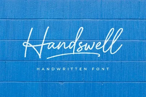 Handswell font